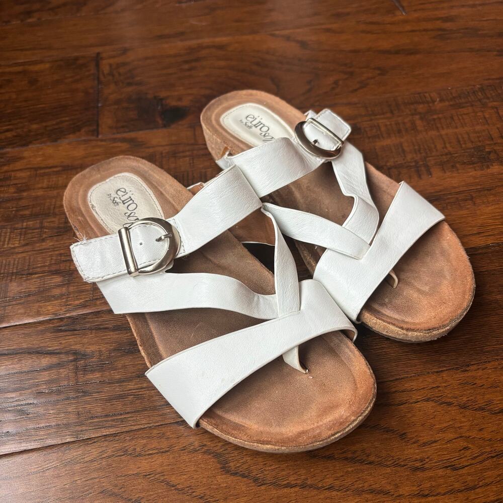 Eurosoft Women’s Gladis Strappy Sandals Sz 6 Comfort Adjustable Walking